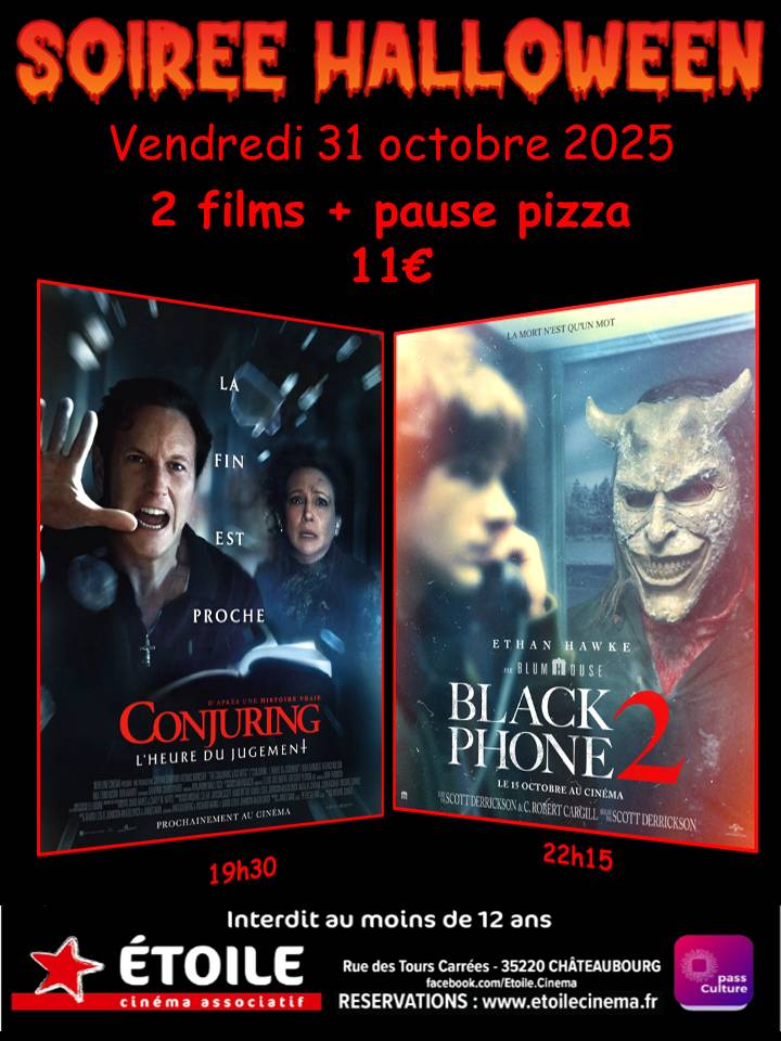 Soirée Halloween 2025 : Conjuring : l'heure du jugement (Avant première) / Black Phone 2